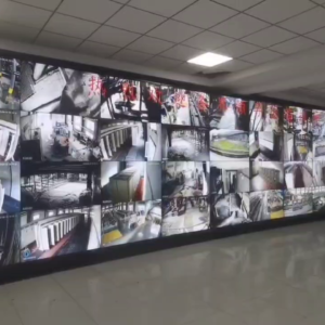LCD Video Wall made up by lcd panels